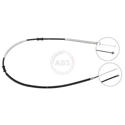 Cable de accionamiento, freno de estacionamiento A.B.S. K18058 Original